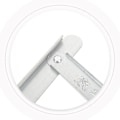 Miniatyrbillede 5 af 5: 2 stk. stigehjælpshængsler aluminiumslegering hængsel udskiftning stigehjælps trækstænger stigehjælps tilbehør -gt