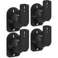 4 pcs Universal Speaker Wall Mount Ceiling Stand Clamp With Adjustable Swivel and Tilt Angle