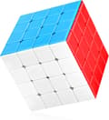 Speed Cube 4x4 klistremerkeløs, Speed Cube 4x4x4 Magic Cube Chri