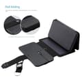 Miniatyrbillede 5 af 5: Solcelleoplader 9W Solpanel Foldbar 5V USB-udtag Enheder Bærbare Solpaneler til Smartphoneopladning, 5 Paneler