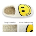 Pikkukuva 3 / 3: Tossut Smiley Face Tossut Naisille Hymyilevät Tossut Happy Face Tossut Retro Smiley Face Pehmeät Muhkeat Mukavat Lämpimät Slip-on Tossut Vihreä 42-43