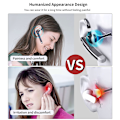 Miniatyrbilde 7 av 8: Kjøring/Forretnings Bluetooth Trådløst Hodesett iPhone og Android