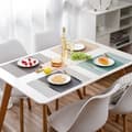 Set med 4, Tvåfärgade 45*30cm, Flätade Underlägg