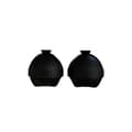 Ice Ball Molds 2-pack, Silicone Sphere Molds with Built-in Funnel, Large Round Ice Cube Molds Ice Ball Maker Makes