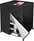 210D Utendørs vanntankdeksel for 1000L IBC vanntanktilbehør (120*100*116cm, svart)