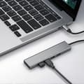 Miniatyrbillede 5 af 5: Type C Dockingstation 1 Træk 4 Multifunktionel Hub USB3.0 Adapter Til Splitterkabeladapter