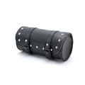 Motorcycle Handlebar Bag Saddlebags, Handmade Leather Motorcycle Fork Bag, Durable Storage Tool Pouch with Straps for Men