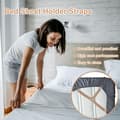 Miniatyrbild 3 av 5: Universal Bed Sheet Straps 4-pack Adjustable Sheet Holders Elastic Fasteners For Full Size Mattress Corner Clips