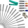 Singer Sewing Machine Needles, 50-Pack, Standard Universal for Home Use