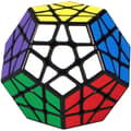 Magic Cube Megaminx Cube 3x3 Megamix Dodecahedron Speed Cube 3x3 Puzzle Cube Toy Black
