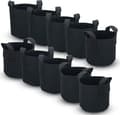 10-pack odlade väskor i non-woven tyg 26 liter - 7 gallon - 35 x