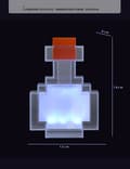 Miniatyrbild 3 av 3: Pixel Potion Night Light - 8 Color Changing Bottle with Automatically Rotating Colors & Breathing Light Effect
