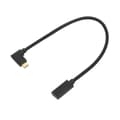 Pikkukuva 2 / 5: Nopea USB 3.1 Type-C uros-naaras-datalaajennuskaapeli (30 cm)