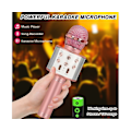 Pikkukuva 3 / 6: Karaokemikrofoni lapsille, langaton Bluetooth-karaokemikrofoni laulamiseen, kannettava kädessä pidettävä mikrofonikaiutin, lahjaleluja tytöille ja pojille