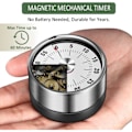 Miniatyrbillede 2 af 5: Køkken Timer Magnetisk - Visuel Timer til Børn, 60 Minutter