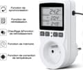 Miniatyrbillede 2 af 5: Termostatudtag, digital programmerbar timer med sonde, drivhusvarmer akvarium
