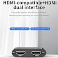 Miniatyrbillede 3 af 5: USB 3.0 til Dual HDMI-adapter til ekstern video - Kun Windows-understøttelse {Db) Black