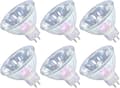 MR16 Halogen Lamps 20W 12V GU5.3 Spotlights for Ceiling Lighting Dimmable, 36° Beam Angle, 3000K Warm White, 2-Pin Base, 6-Pack