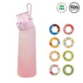 Air-Up Vattenflaska 700ml – 8 Smakkapslar | Sockerfri & Aromatisk | Gradient med Sugrör rosa pink