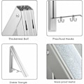 Miniatyrbilde 5 av 5: Foldbar klesstativ, plassbesparende sammenleggbar stativ, aluminium Al