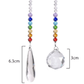 Miniatyrbilde 2 av 5: TG 2 stk krystallglasskule prisme for lysekrone hagevindu style2