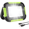 Miniatyrbillede 1 af 5: 10w 1000lm Bærbar LED-Overlygte, Genopladelig LED-Overlygte, 3 Lysstyrketilstande, Robust Til Camping, DIY, Byggeplads Osv., Kold Hvid