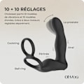 Miniatyrbillede 3 af 6: OHYES Elektrisk Prostatamassager - Prostata Anal og Perineum Vibrator - Prostatamassager