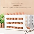 Miniatyrbild 6 av 9: 4 Nivåer Äggbehållare för kylskåp, äggdispenser, ägghållare, äggförvaring för 30 ägg
