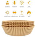 Miniatyrbild 2 av 5: 100-Pack Air Fryer Papper - Bruna 16 cm. Brun