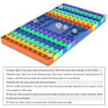 Miniatyrbild 2 av 3: Pop it Spel Plop Up Fidget - stor fidget toys pop it leksak sensory rektangel