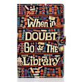 Miniatyrbild 2 av 5: Färgad Ritväska för Samsung Galaxy Tab A9 (Bibliotek)
