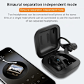 Pikkukuva 4 / 5: TWS Bluetooth 5.0 urheilukuulokkeet langattomat kuulokkeet 8D Stereo