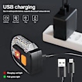 Miniatyrbilde 2 av 5: USB LED sykkel baklys, bremselys, blinklys, fjernkontroll ( )