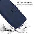 Miniatyrbillede 5 af 5: Læder Telefon Case til ZTE Nubia Red Magic 7S (Blå)