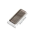 Miniatyrbild 5 av 5: Rektangulär Serveringsbricka, Köksbakplåt, Matbricka, Förvaringsbricka, Bakplåt för Matlagning Restaurang (20cmx8.5cm)