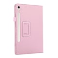 Pikkukuva 2 / 4: Litchi-tekstuurilla varustettu tabletin suojakotelo Samsung Galaxy Tab S9+:lle (Ruusunpunainen)