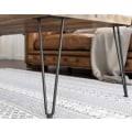 Pikkukuva 2 / 5: Mustat, hiusneulajalat 8 tuumaa, 4 kappaleen sarja DIY-metallipöytäkalusteet