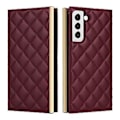 Pikkukuva 2 / 4: Samsung Galaxy S22+ 5G:n nahkainen olkalaukku (Claret)