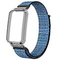 Miniatyrbillede 2 af 5: PC-etui + Nylon Loop-rem til Xiaomi Mi Band 7 Pro (Druesaft-lilla)