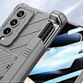 Miniatyrbilde 2 av 4: GKK Magnetisk Armor Flip-etui for Samsung Galaxy Z Fold4 (Grønn)