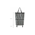 Miniatyrbillede 3 af 5: Monogrammeret Genanvendelig Foldbar Indkøbspose 2 i 1 Hjem Supermarked Stor Ca