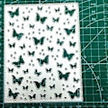 Miniatyrbillede 2 af 5: Stempel til sommerfuglramme i metal til DIY scrapbogsdekoration