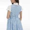 Pikkukuva 4 / 5: Naisten Oktoberfest-asu Saksalainen Dirndl-mekko Baijerilainen Karnevaalijuhla-asu (M vaaleansininen)