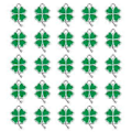 Miniatyrbild 1 av 3: 50 st Berlocker Hängen DIY Berlocker Fräscha Shamrock Berlock Smyckesmaterial