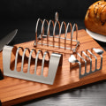 Miniatyrbilde 5 av 5: Stålbrødhylle for 6 skiver, brødrister