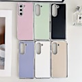 Miniatyrbilde 2 av 5: Metall Patent PU-etui for Samsung Galaxy Z Fold4 5G (Gull)