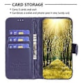 Miniatyrbillede 3 af 5: Til Samsung Galaxy F34 5G/M34 5G Wallet Telefonetui PU Læder Trykt Gitter Stativ Cover (Style F)