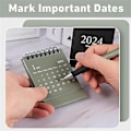 Miniatyrbillede 3 af 5: 10 stk Mini Bordkalender 2024, Mini Bordkalender 2023-2024 - Kører fra oktober 2023 til december 2024, S