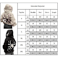 Miniatyrbild 2 av 2: Mode Spider Huvtröja för Kvinnor och Män Y2k Full Zip Up Över Ansiktet Gothic Punk Tryckt Jacka Rockkläder (XL Svart)