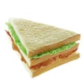 Miniatyrbillede 1 af 5: Kunstigt Brød Mad Udstillingskøkken Indretning Børn Lader Som Om Tricky Legetøj (Sandwich)